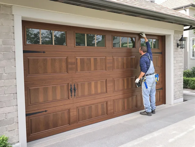 Custom garage door showcase by Parma Garage Door Repair in Parma