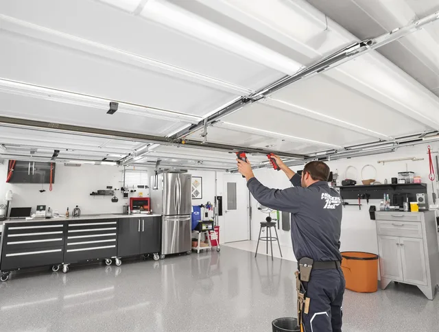 Overhead garage door repair service by Parma Garage Door Repair in Parma